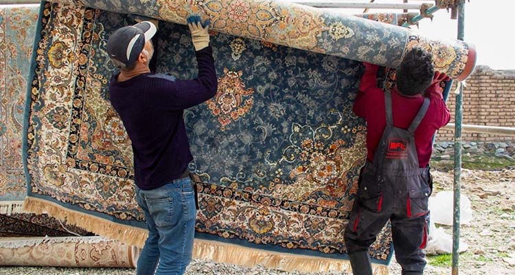 بهترین قالیشویی مخصوص فرش ابریشم در تهران